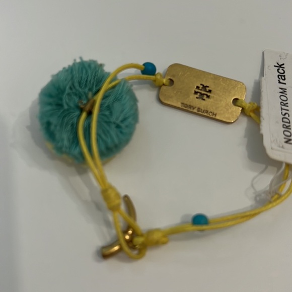 Authentic TORY BURCH Logo Charm Thread Bracelet.  Style# 11165820 - Picture 4 of 7